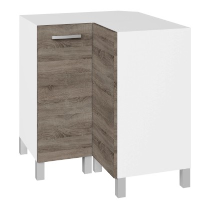 Black&White Style Spodná rohová skrinka Modern II DN90, 81,5 x 79 x 79 cm