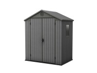Keter Plastový záhradný domček Darwin 6x4, sivá, 190 x 121 x 221 cm