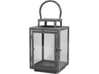 Lampáš kovový sivý