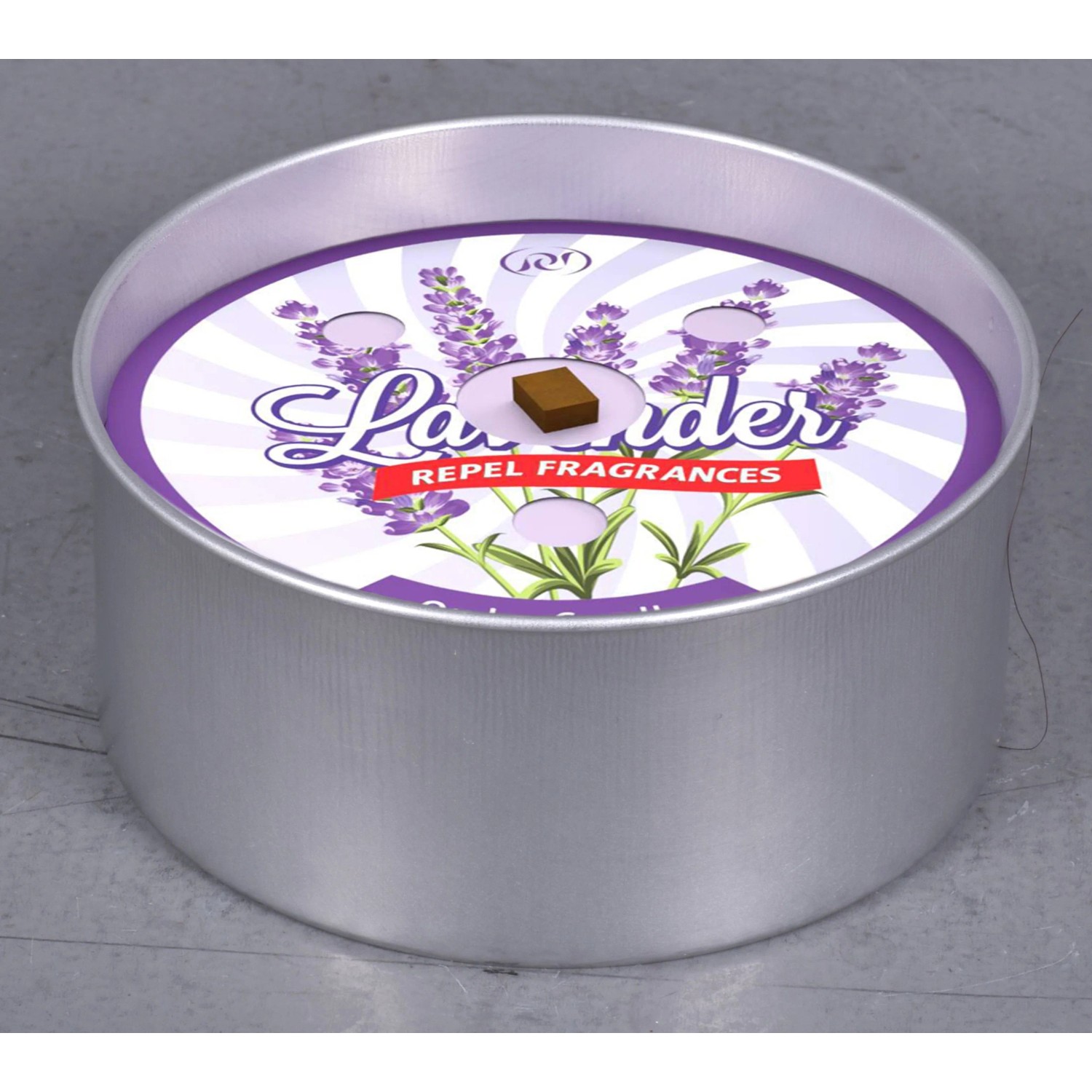 E-shop NOHEL GARDEN Sviečka proti hmyzu Lavender plech pr. 10 x 5 cm, 170 g