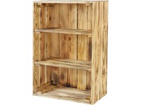 Vkladacia polica do drevených debien 2 kusy borovica žíhaná