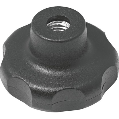 LUX-TOOLS Hviezdicová matica s metrickým závitom plastová/pozink. M6 -na váhu
