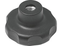 LUX-TOOLS Hviezdicová matica s metrickým závitom plastová/pozink. M6 -na váhu