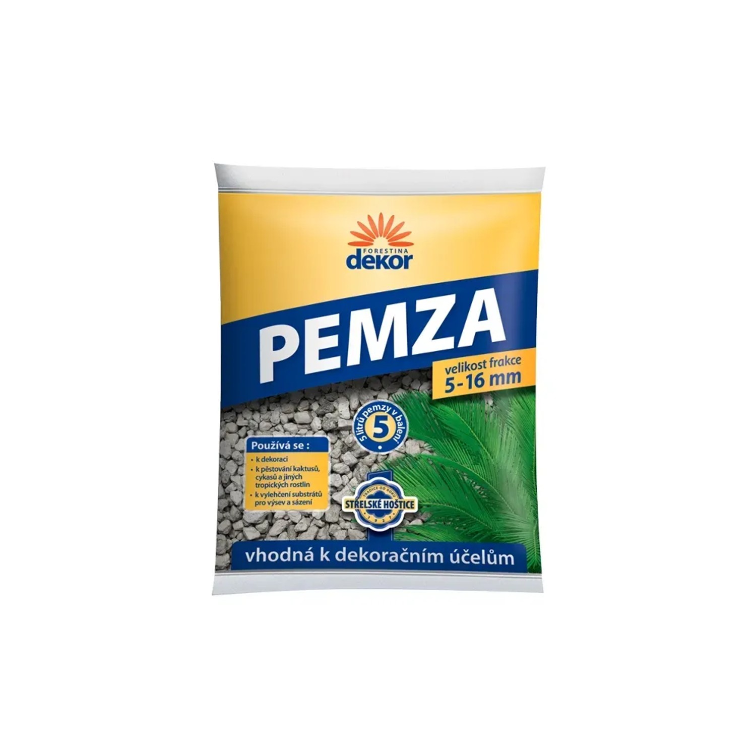 E-shop FORESTINA dekor Pemza 5-16 mm, 5 l