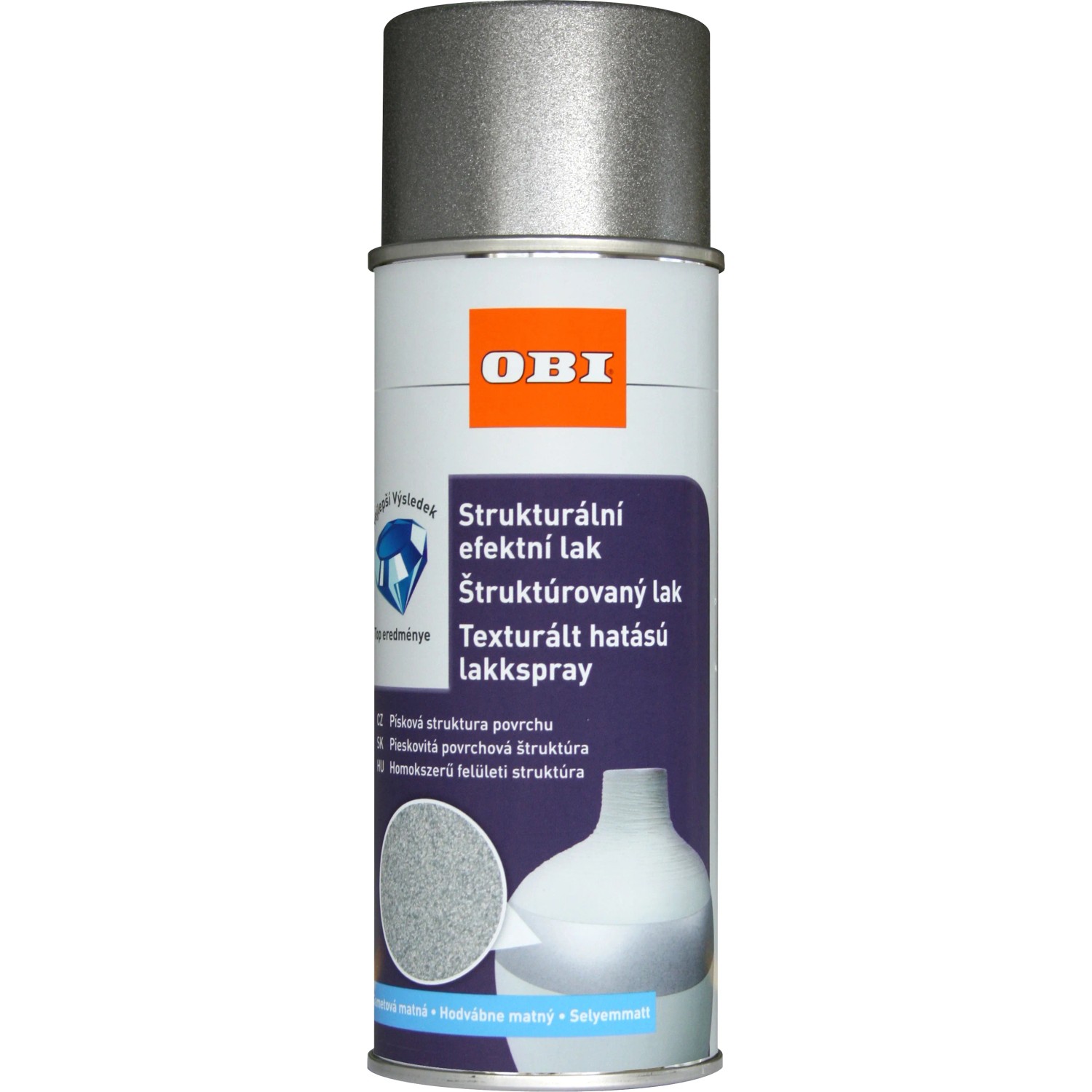 E-shop OBI Lak štruktúrovaný efekt antracit 400 ml