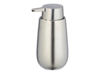 Wenko Dávkovač mydla Badi 0,32 l keramika 8 x 16 x 9,5 cm strieborný matný
