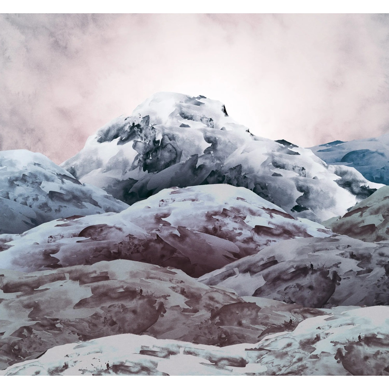 E-shop Komar Vliesová fototapeta Shadow Mountain 300 x 280 cm
