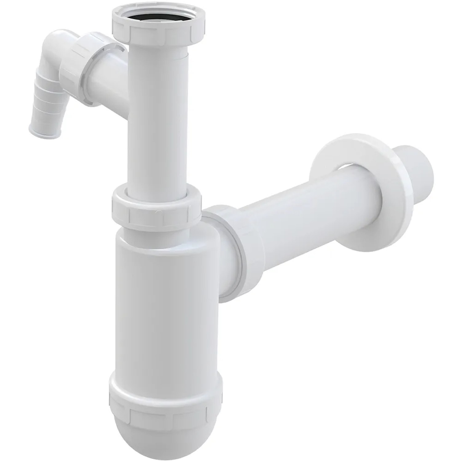 E-shop Alca Sifón umývadlový A43P s prípojkou a prevlečnou maticou 5/4", DN 40