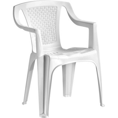 Kreslo bielej Luna 80 cm