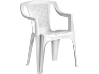 Kreslo bielej Luna 80 cm