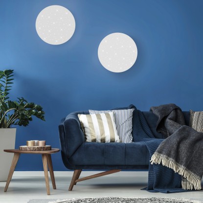 Just Light. LED stropné svietidlo Sparkle 40 x 480 x 480 mm