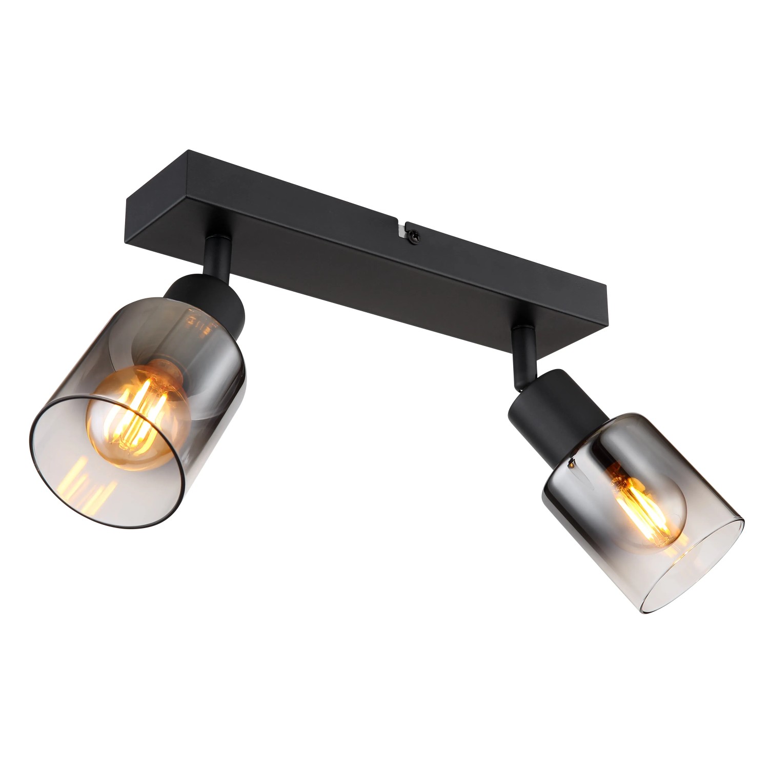 E-shop GLOBO Bodové stropné svietidlo HUBERTUS 2 x E14 max. 40 W, 260 x 70 x 137 mm