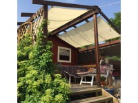 Peddy Shield Tieniaca plachta, slonovinová, 270 x 140 cm