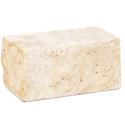 Euro Stone Travertínová tehla omieľaná, Ivory Classic, 15 x 20 x 35 cm