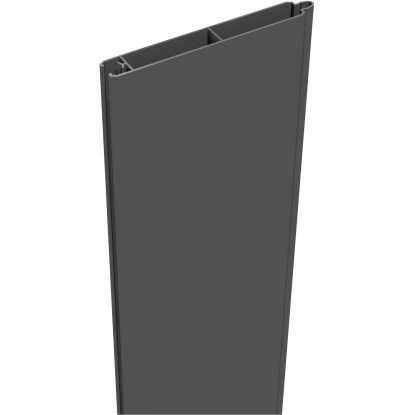 GroJa Výplň zapichovacieho plota Lumino 180 cm x 15 cm x 2 cm antracitovosivá