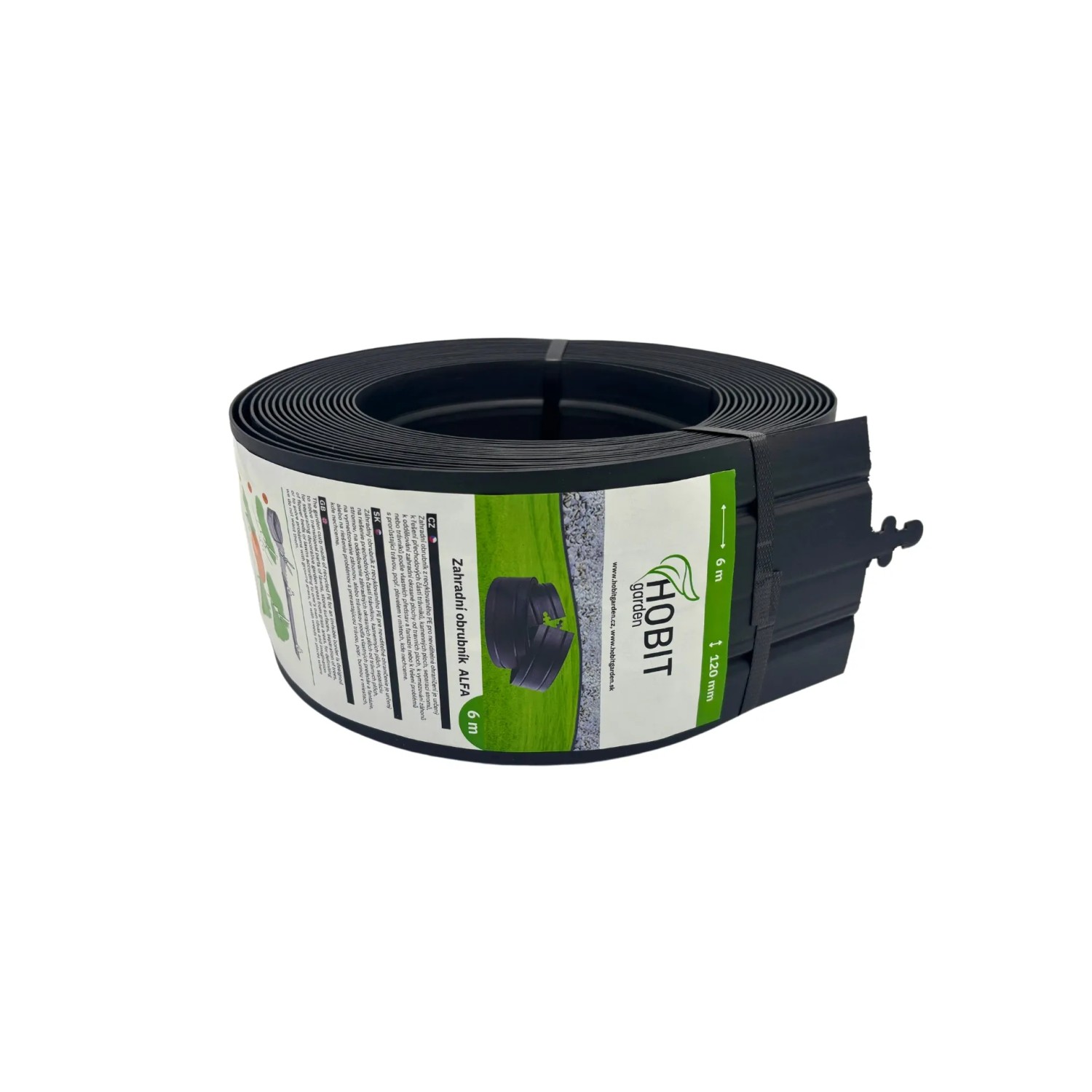 E-shop HOBIT garden Záhradný obrubník ALFA 12 cm x 6 m