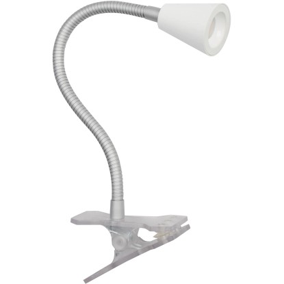 LED svietidlo so štipcom v bielej farbe by jedi, V x Š x H: 30 x 8 x 24 cm