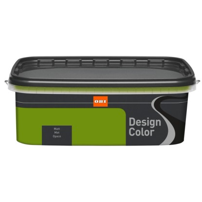 OBI Design Color Olive matný, 1 l, pre interiéry, Farebná farba na steny.