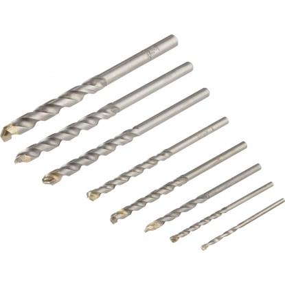 LUX-TOOLS Súprava vrtákov do kameňa Comfort 8-dielna