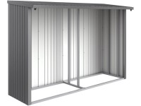 Biohort Zadná stena pre WoodStock 300 kremeňovo sivá, 288,6 x 1,1 x 196,5 cm