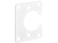 Hettich Opravná doštička pre skryté pánty, biela, pr. 35 mm