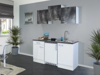 Flex-Well Kuchyňa Lucca 150 cm/typ 1 - chladnička/varná doska