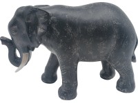 Záhradná soška slona, sivá, 16,5 cm