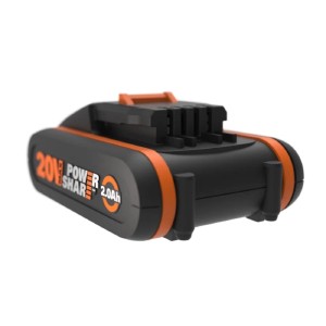 Worx 20V 2Ah batéria pre elektrické náradie, PowerShare batéria, čierno-oranžová.