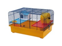 SMALL ANIMALS Klietka pre malé zvieratá a hlodavce CH1 modrá/žltá 49x32,5x29 cm