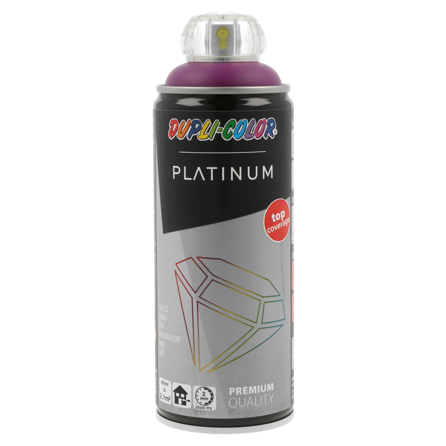 E-shop DUPLI-COLOR Lak v spreji PLATINUM hodvábne matný, čučoriedková, 400 ml