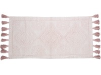 OBI Bavlnený koberec vzorovaný béžovo-staroružový 60 x 120 cm