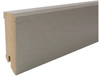 Döllken Profiles Soklová lišta White&Black Cubica, nerez. oceľ, 240 x 6 x 1,8 cm