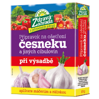 Zdravá záhrada Prostriedok na ošetrenie cesnaku a cibuľovín pri výsadbe 10 g