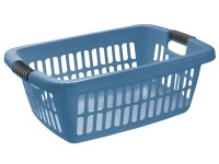 Tontarelli Kôš na čisté prádlo AURORA Vented modrá, 52 x 35 x 20 cm, 16 l