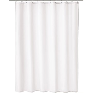 Snehobiely sprchový záves Kleine Wolke Kito, 120x200 cm, polyester s očkami.