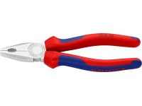 Knipex Kombinované kliešte, chrómované, viaczložkové návleky, 180 mm