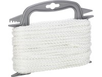 LUX-TOOLS Polyesterové lano pletené biele pr. 6 mm x 20 m LUX-TOOLS Polyesterové lano pletené biele pr. 6 mm x 20 m