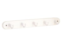 Lišta na kľúče vzdialenosť otvorov 270 mm buk / biela FSC®