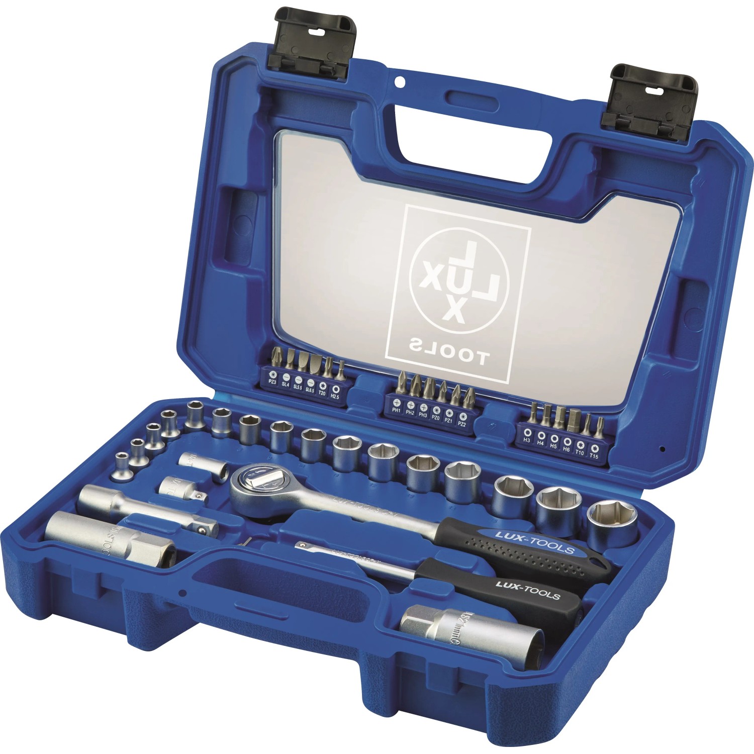 E-shop LUX-TOOLS Gola súprava nástrčných kľúčov Classic CrV oceľ 44dielna