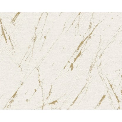 A.S. Creation Vliesová tapeta Casual Living Stone Beige Cream Gold 10,05 x 0,53m