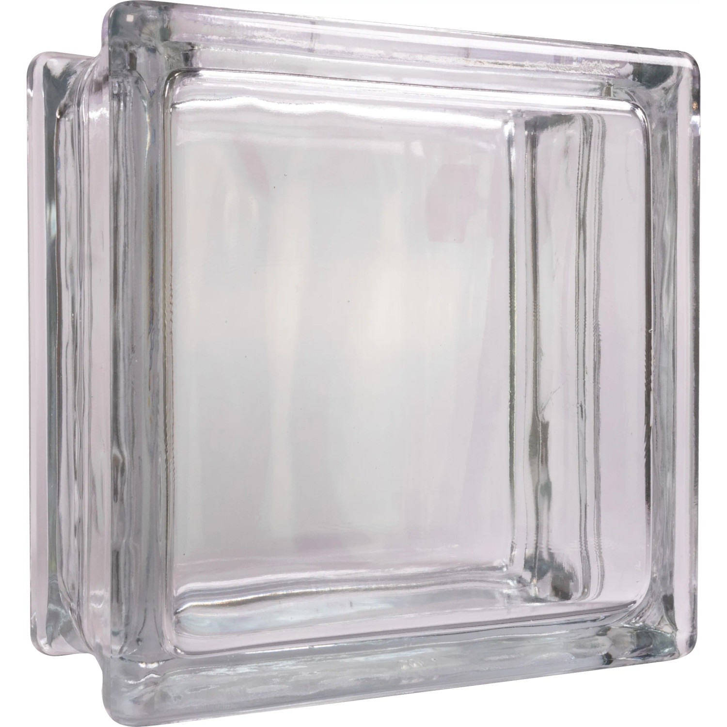 E-shop Fuchs Design Deko luxfera Clear View lesklá, číra, 14,5 x 14,5 x 8 cm