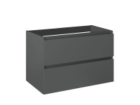 Roca Umývadlová skrinka Evelyne Basic 2x zásuvka antracit matná 53 x 80 x 45,6cm