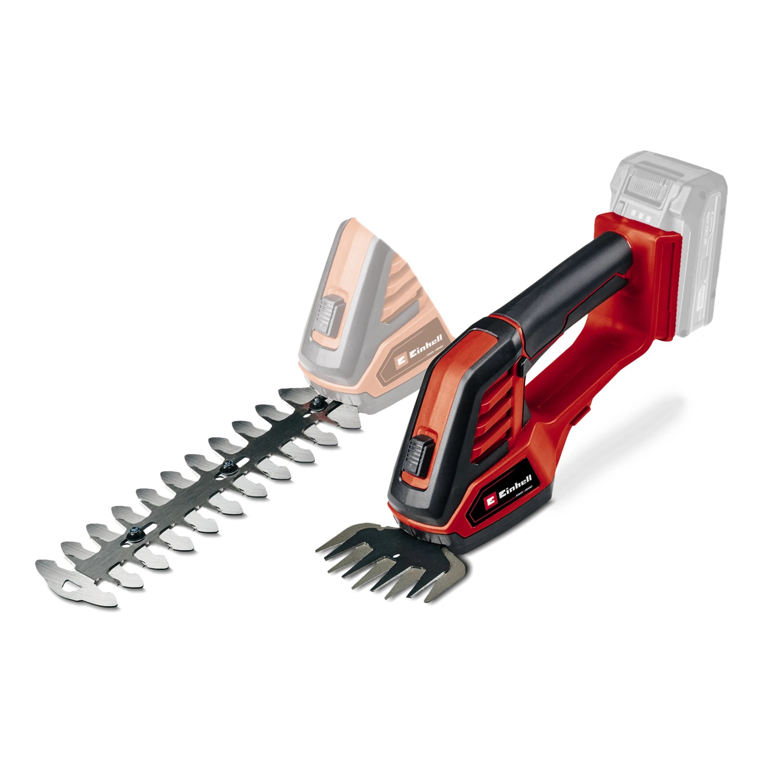 E-shop Einhell Power X-Change Aku nožnice na trávu a kríky GE-CG 18/100 Li-Solo