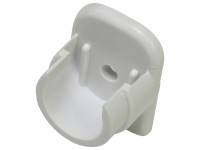 Gardinia Stenový držiak pre vitrážové tyče s pr. 11/12 mm biely