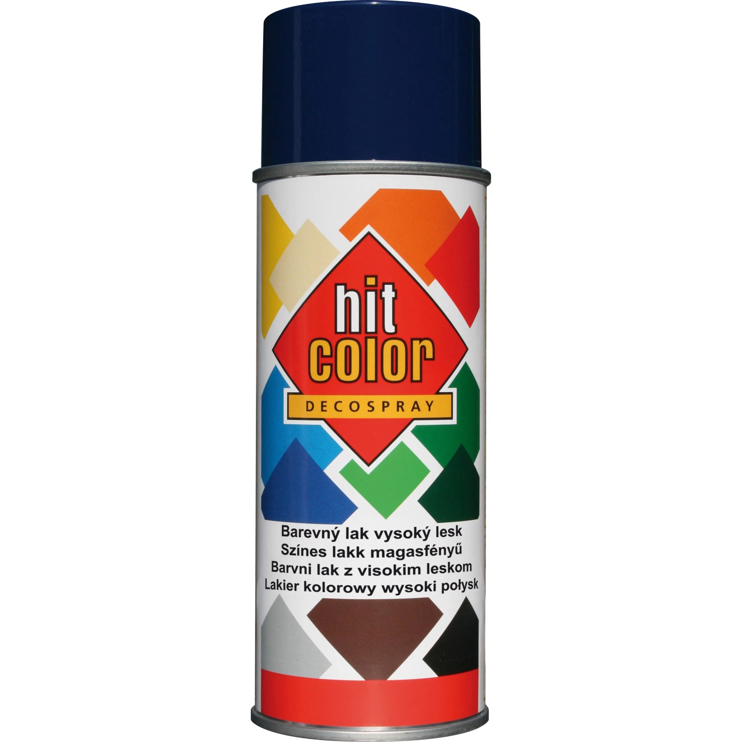 E-shop hitcolor Dekoratívny lak v spreji vysoký lesk kráľovsky modrý 400 ml