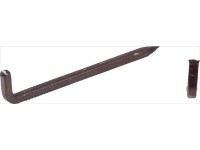 Oceľový hák priemer 2 mm x 40 mm modrený, 10 ks Oceľový hák priemer 2 mm x 40 mm modrený, 10 ks
