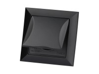 Zásuvka vodotesná Pola, čierna