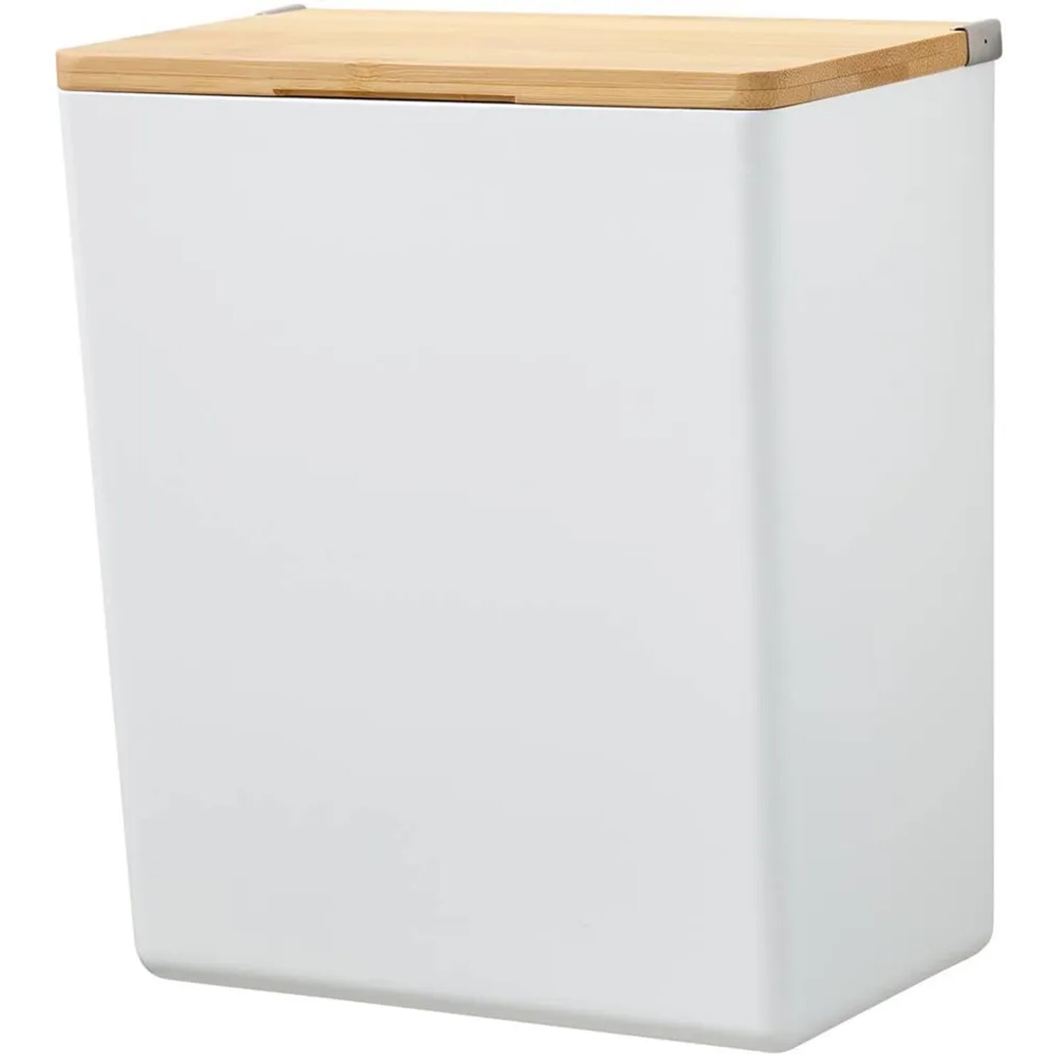 E-shop tesa Úložný box Baboo s vekom veľ. L, matná biela/bambus, 210 x 182 x 102 mm