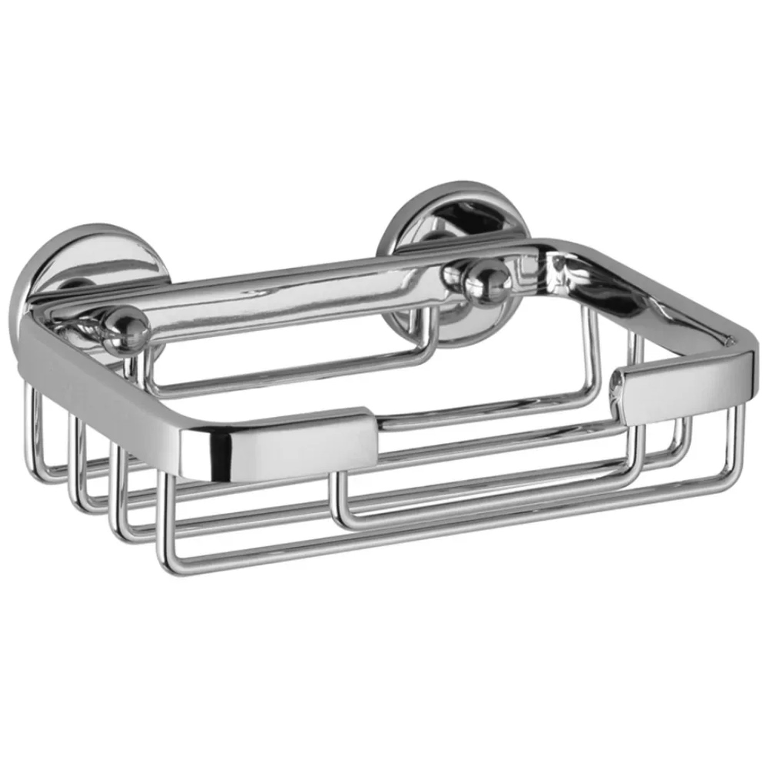 E-shop tesa Drôtená mydlenka do sprchy Aluxx, chróm, 46 x 135 x 95 mm