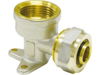 PIPETEC Závitové nástenné koleno SFWW1604 medené, 16x2 - Rp 1/2